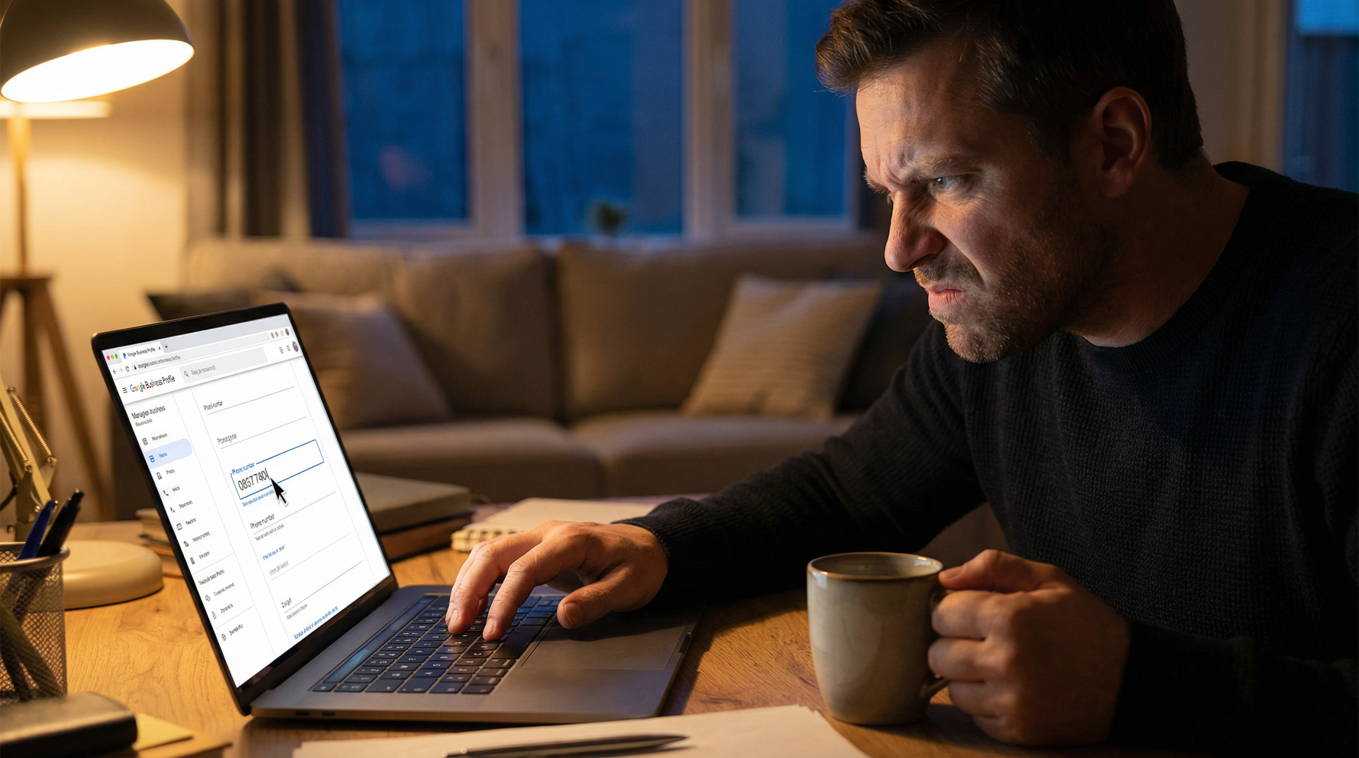 Wütender Mandant ändert Telefonnummer